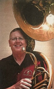 Bill Vosburg with Tuba