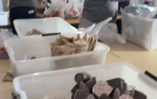 volunteers packing tiger packs