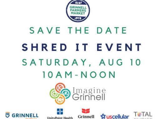 Shred Truck at Farmer’s Market on August 10th