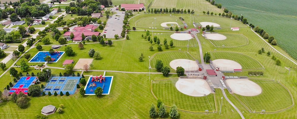 Ahrens Park from drone