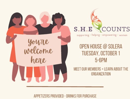 Please Come to the S.H.E Counts Welcome Event