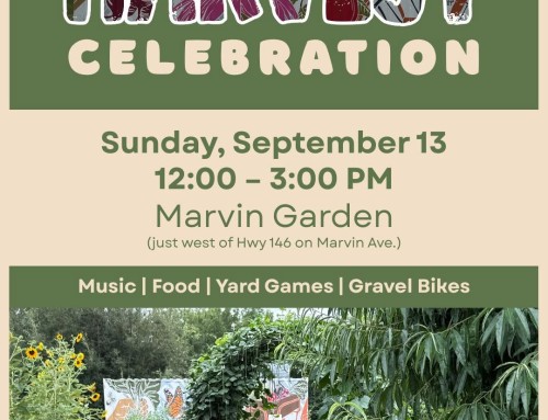 Celebration at Marvin Garden Sept. 13th